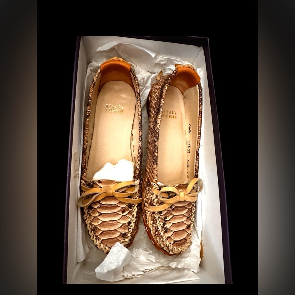 Stuart Weitzman Snakeskin Driver’s - image 3